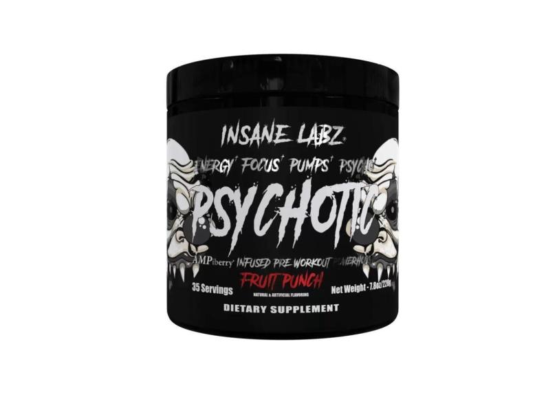 Pré treino psychotic black 35 doses