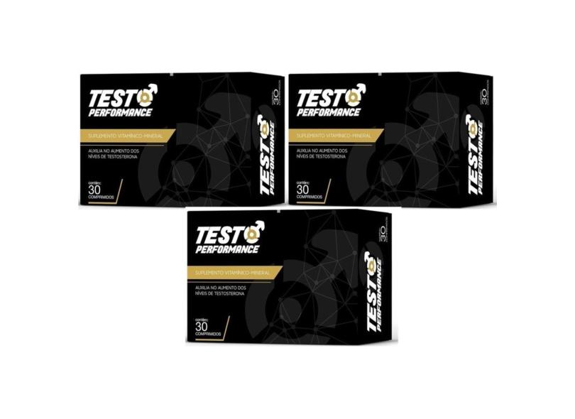Kit Testo Performance 30 Cápsulas Com 3 Unidades em Promoção é no Buscapé