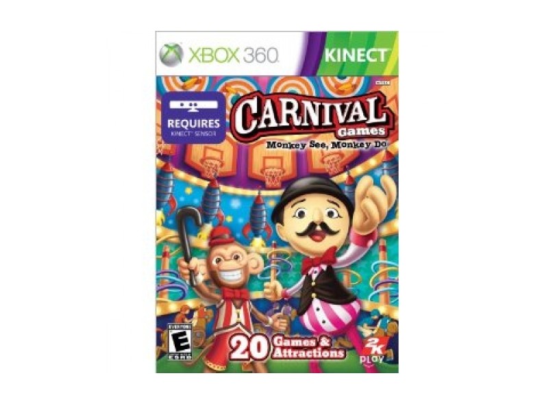 Jogo Carnival Games: Monkey See, Monkey Do Microsoft Xbox 360