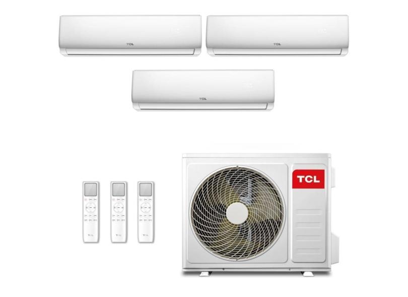 Ar-Condicionado Multi Split Inverter TCL 27.000 (1x Evap HW 9.000 + 2x Evap HW 12.000) Quente/Frio 220V