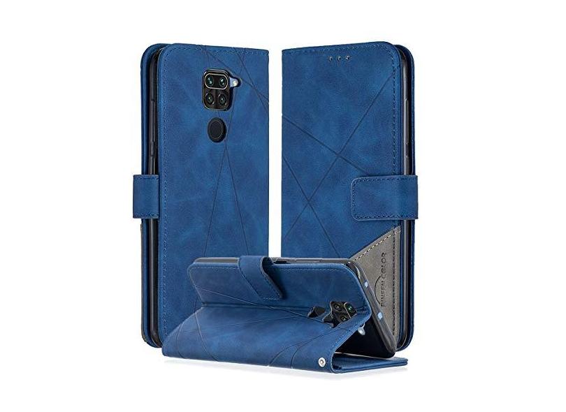 MOONCASE Capa Redmi Note 9S/9 Pro/9 Pro Max, carteira flip de couro com ...