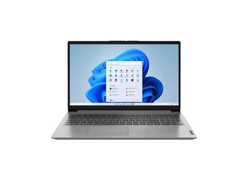 Notebook Lenovo 15.6 CEL-N4500 4GB 128GB W11 - 82QH0007BR  Cinza  Bivo