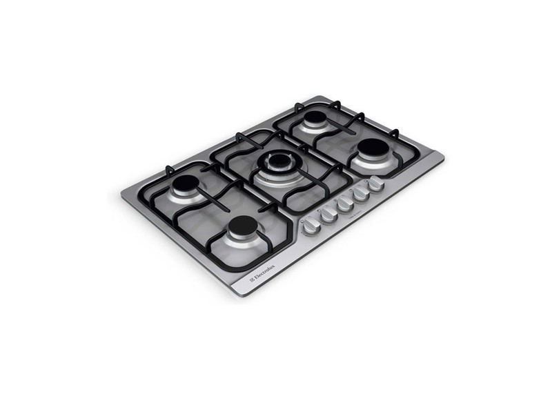 Cooktop Electrolux 5 Bocas Acendimento Superautomático Acabamento Inox GX75T com o Melhor Preço