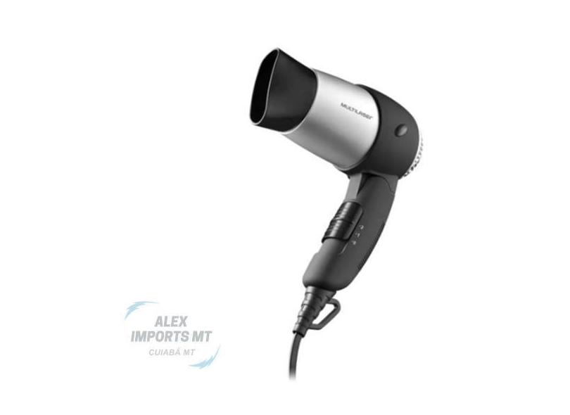 Secador de Cabelo Multilaser Beauty 1200w Preto Prata Bivolt - Alex Im