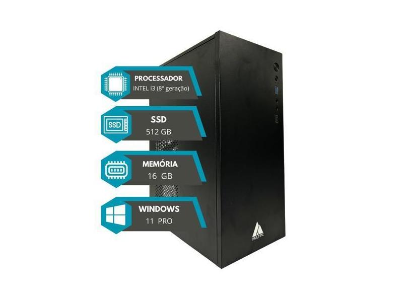 Computador MultiPc i3 8ª Geração 16GB RAM SSD 512GB Win11Pro em ...