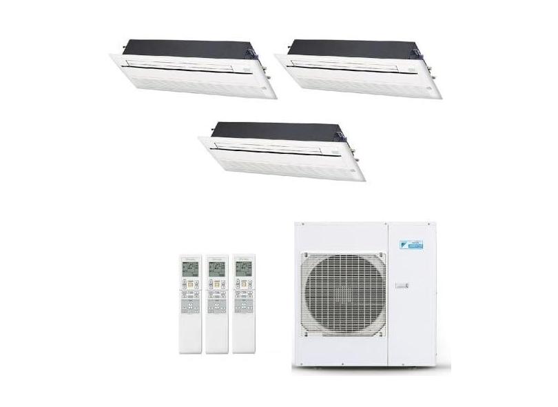 Ar-Condicionado Multi Split Inverter Daikin 38.000 (3x Evap Cassete 1 Via 18.000) Quente/Frio 220V