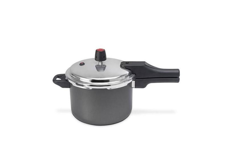 Panela de pressao fundo indução 4,5 litros multiflon, Preto