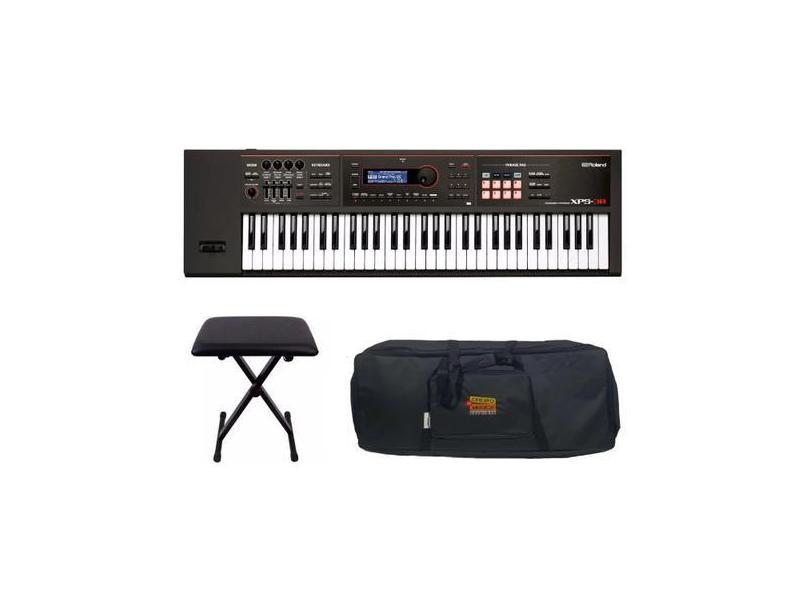 Kit Teclado Roland Xps30 Com Banqueta E Capa