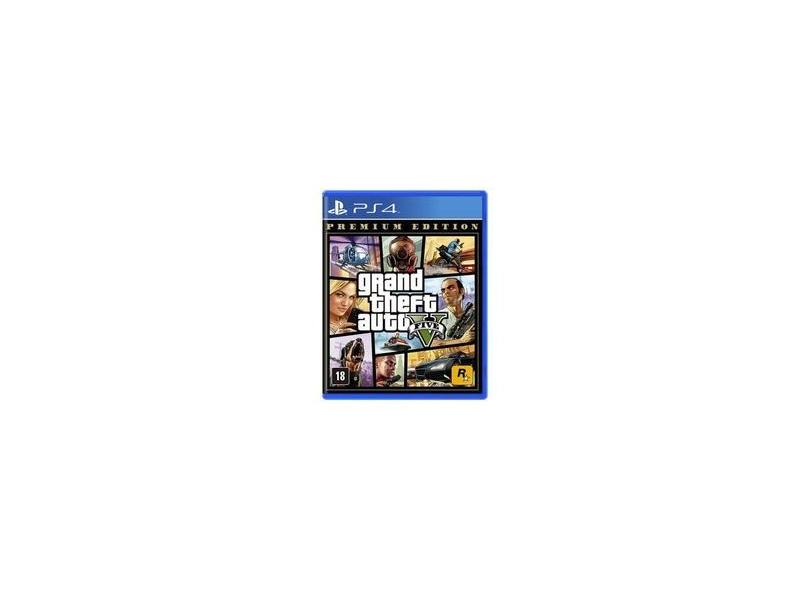 Game Grand Theft Auto V Premium Online Edition - PS4 em Promoção na  Americanas