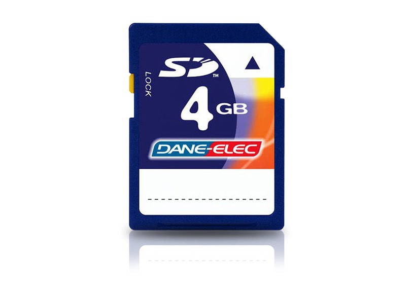 Cartão de Memória SD Dane-Elec 4 GB DA-SD-4048-R
