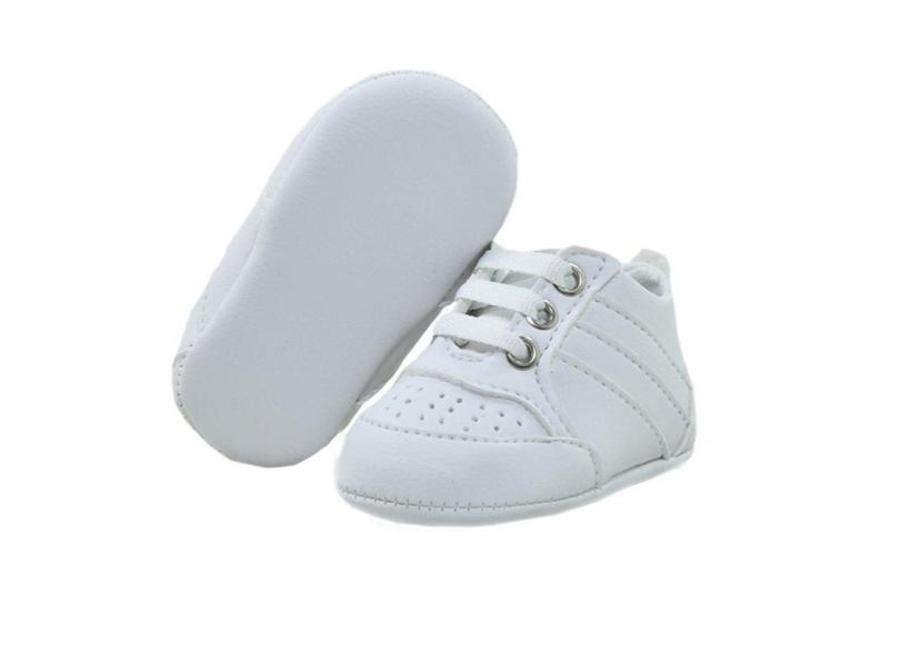 Tênis Masculino Material Sintético Branco com Cacharrel