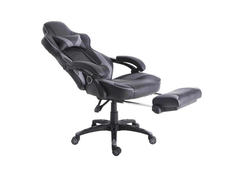Cadeira Escritório Gamer Pro Reclinável Lombar Pescoço E Pés