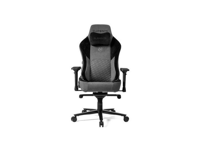 Cadeira Gamer Ergonômica Elements Lunari Fearless Cinza 150Kg