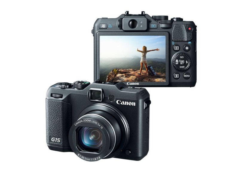 Câmera Digital Canon PowerShot 12,1 MP Full HD G15