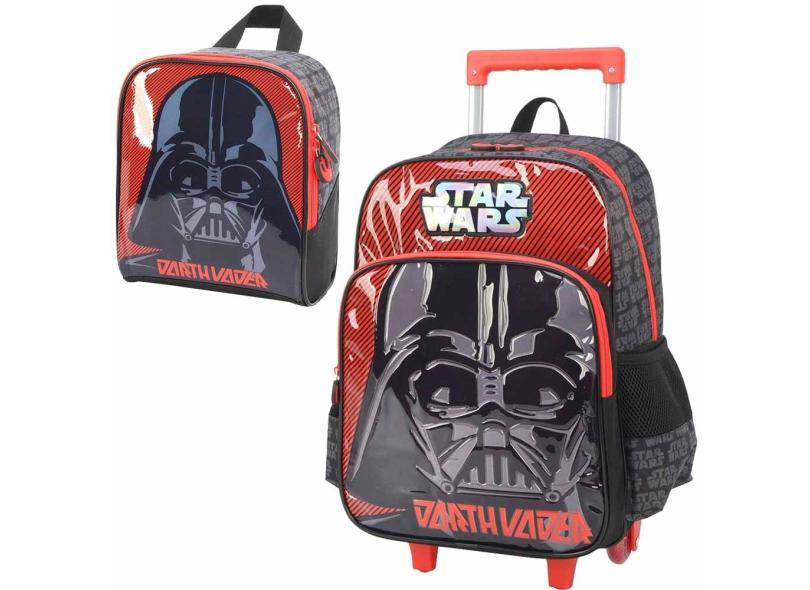 Kit Mochila Rodinha Escolar Infantil Star Wars em Promoção é no Buscapé