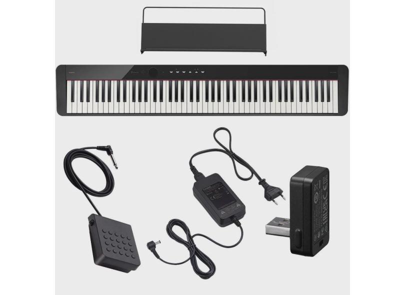 Piano Digital Casio Privia PX-S1100 Preto 88 Teclas PX1100