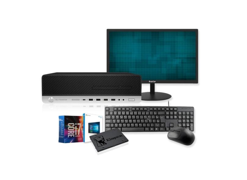Computador Completo HP Elitedesk G3 Intel I7 8gb Ssd 240