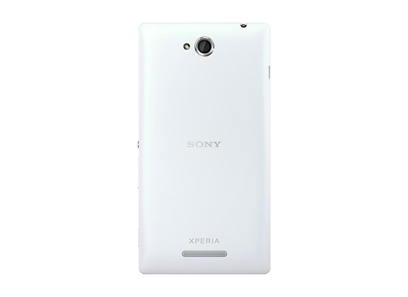 Smartphone Sony Xperia C Dual C2304 Câmera 8,0 MP 2 Chips 4GB Android 4.2 (Jelly Bean Plus) Wi-Fi 3G