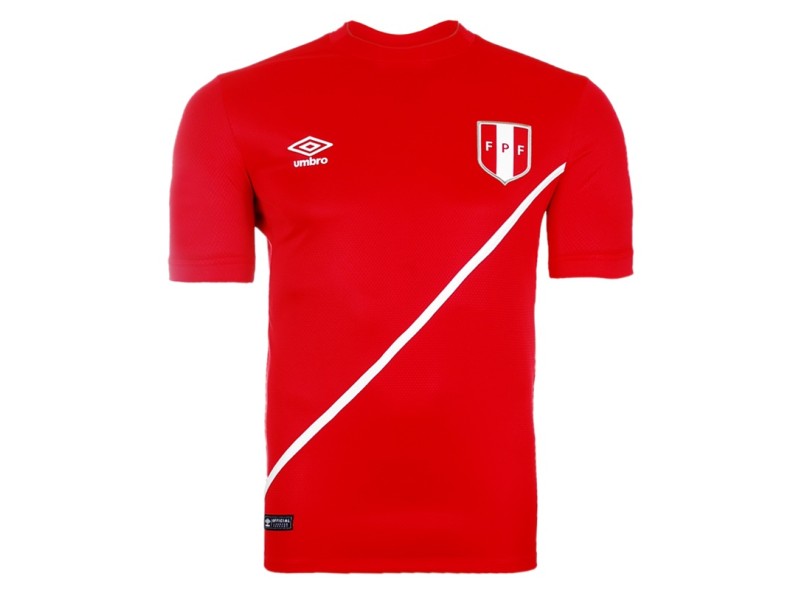 Camisa Jogo Peru II 2015 sem número Umbro