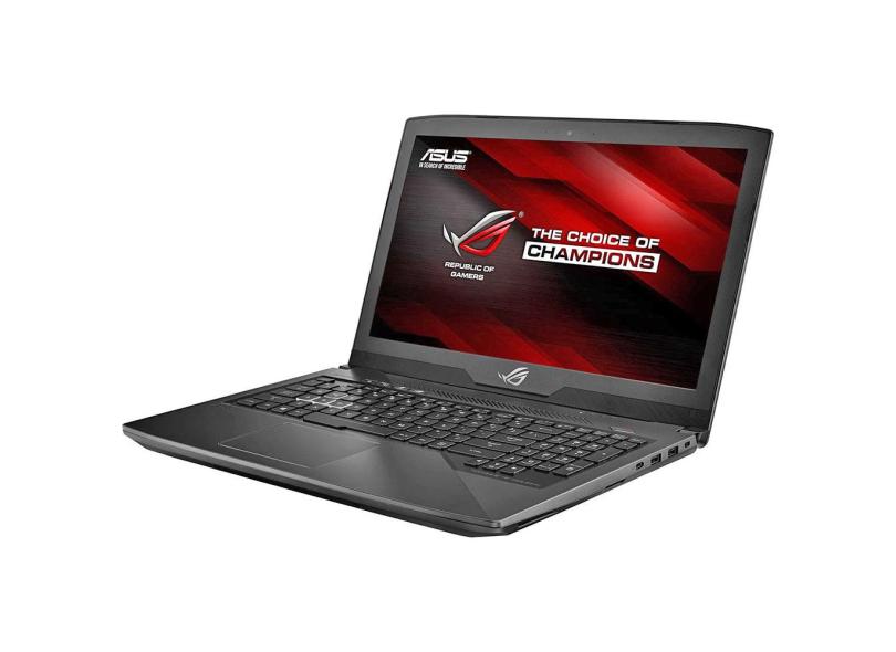 Notebook Asics ROG Strix Intel Core i7 8750H 8ª Geração 16 GB de RAM 1024 GB 500.0 GB 15.6 " GeForce GTX 1050 Ti Windows 10 GL503