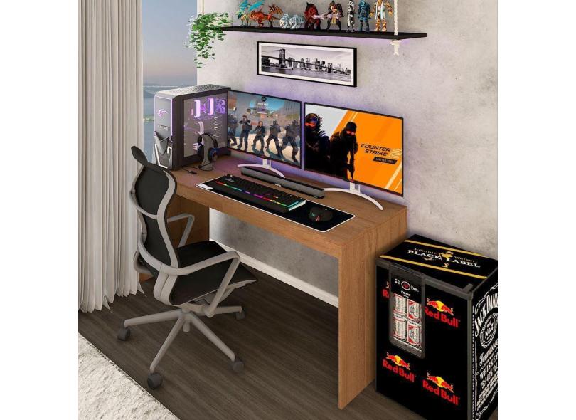Mesa Gamer Battlestation Avelã/Avelã Tx - Panorama Móveis