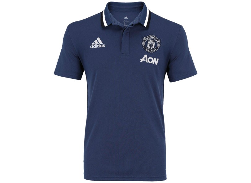 Camisa Viagem Polo Manchester United 2016/17 Adidas
