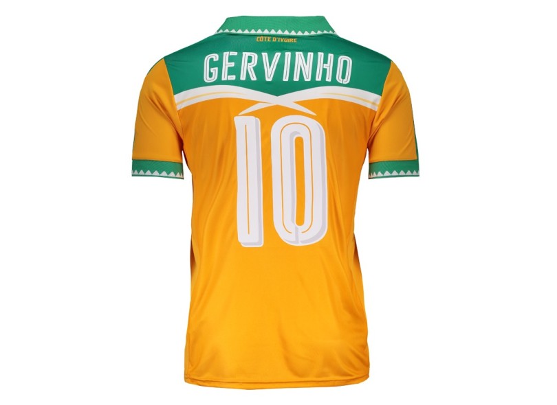 Camisa Torcedor Costa do Marfim I 2016/17 com Número Puma