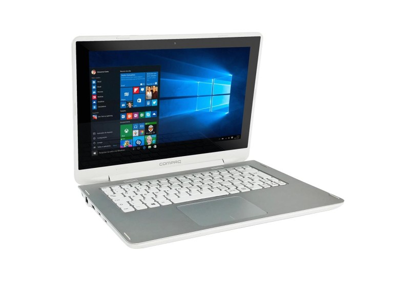 Notebook Conversível Compaq Presario Intel Celeron N3050 4 GB de RAM 500 GB 11.6 " Touchscreen Windows 10 CQ360