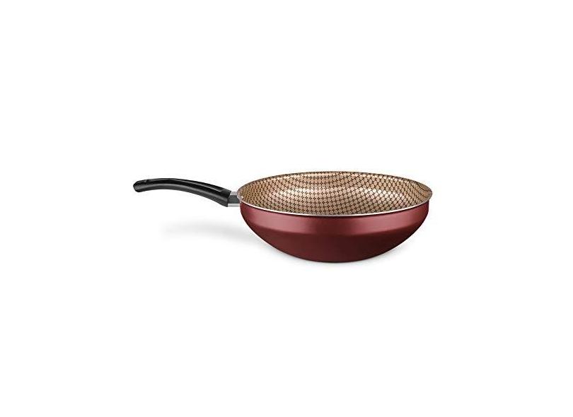 Wok Flora Aluminio Antiaderente 4,3 Litros Sem Tampa Com Cabo - Cor Rose Cor: 