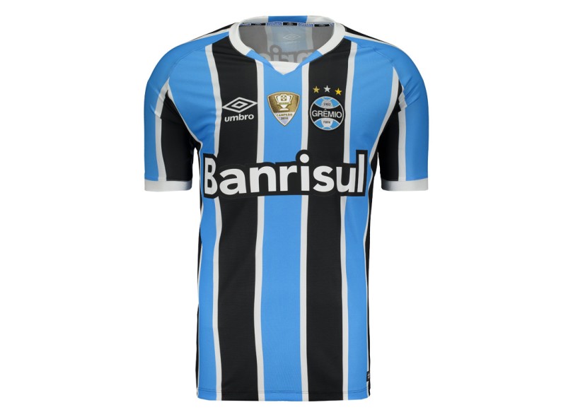Camisa Torcedor Grêmio I 2016/17 com Número Umbro