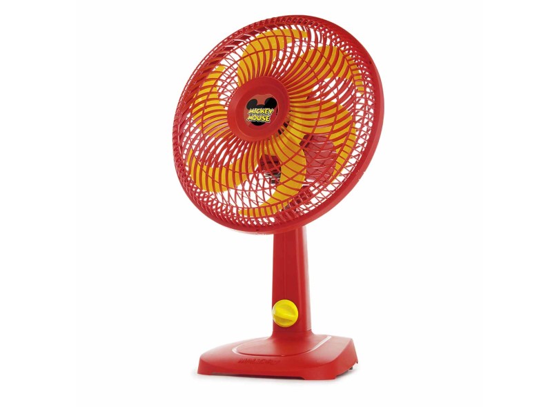 Ventilador de Mesa Mallory Turbo Silêncio Mickey TS 30 cm 6 Pás 3 Velocidades