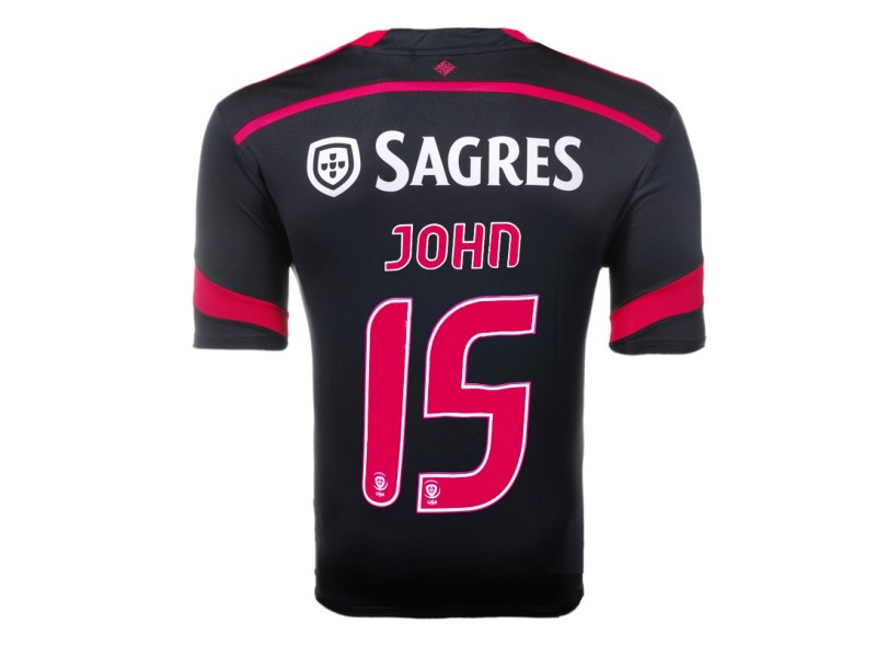 Camisa Jogo Benfica II 2014/15 John nº 15 Adidas