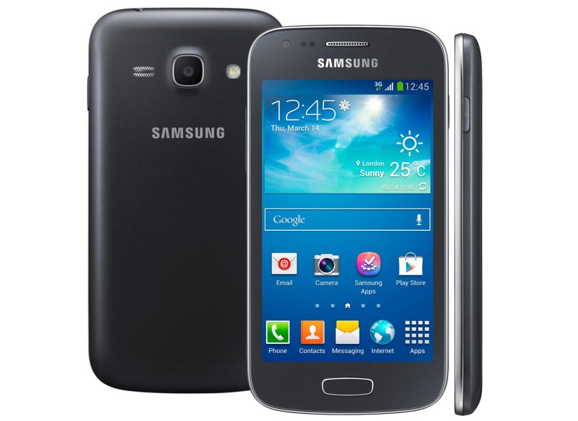 Smartphone Samsung Galaxy Ace 3 S7275 Câmera 5,0 MP 8GB Android 4.2 (Jelly Bean Plus) Wi-Fi 4G 3G