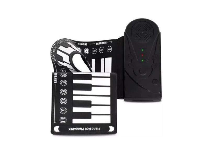 Piano Flexível Teclado Digital Silicone 49 Teclas 30 Funções - Prime