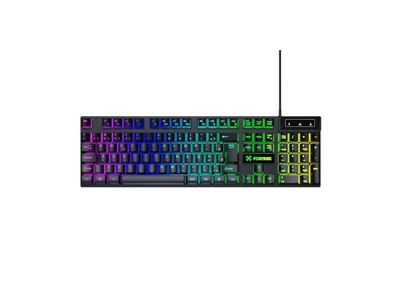 Teclado Gamer Fortrek Fearless 100 Fullsized Preto