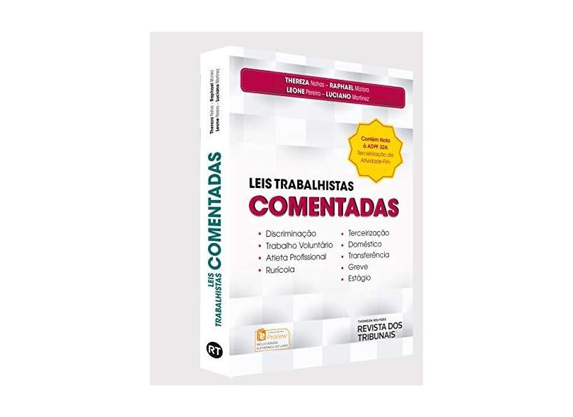 Leis Trabalhistas Comentadas - "vários Autores" - 9788553211531