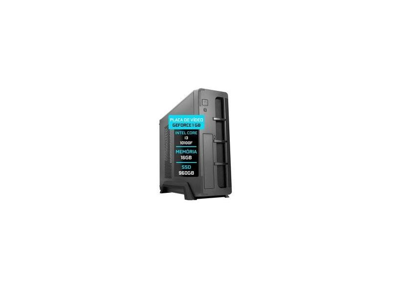 Computador Fácil Slim Intel Core i3 10100F (Décima Geração) 16GB DDR4 SSD 960GB