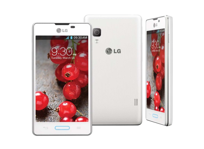 Smartphone LG Optimus L5 II E450 Câmera 5,0 MP 4GB Android 4.1 (Jelly Bean) 3G Wi-Fi