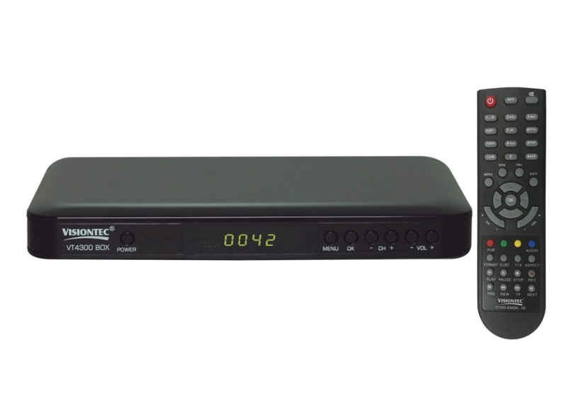 Receptor de TV Digital USB HDMI VT4300 BOX Visiontec