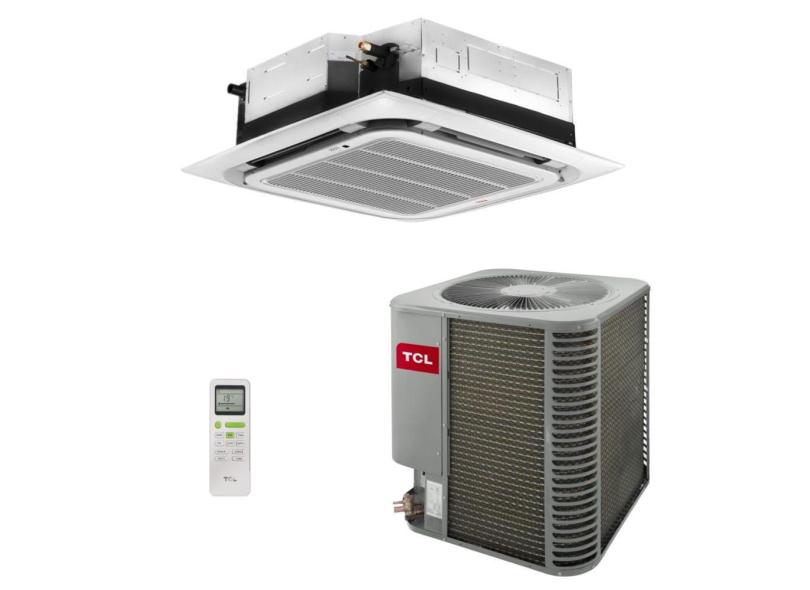 Ar-Condicionado Split Cassete 4 Vias Inverter TCL 55.000 BTUs Só Frio 220V Monofásico
