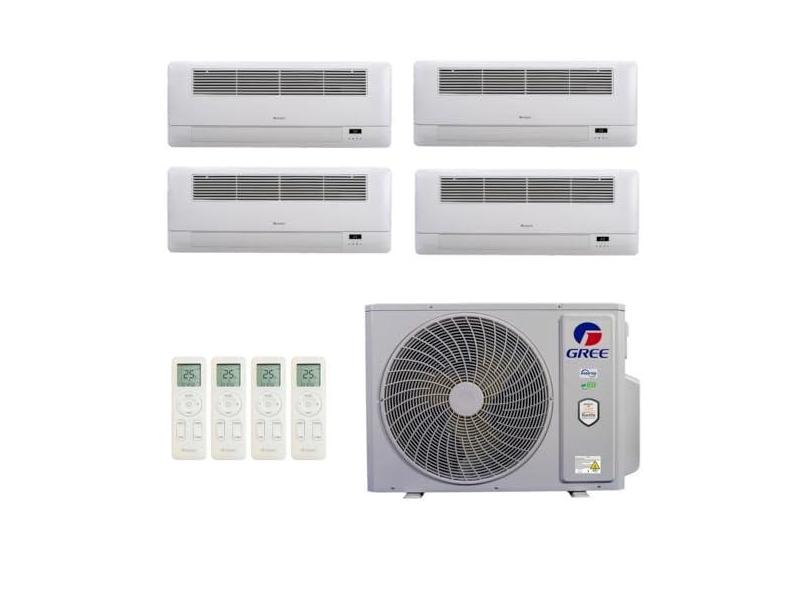 Ar-Condicionado Multi Split Inverter R-32 Gree 36.000 (2x Evap Cassete 1 Via 9.000 + 2x Evap Cassete 1 Via 18.000) Quente/Frio 220V