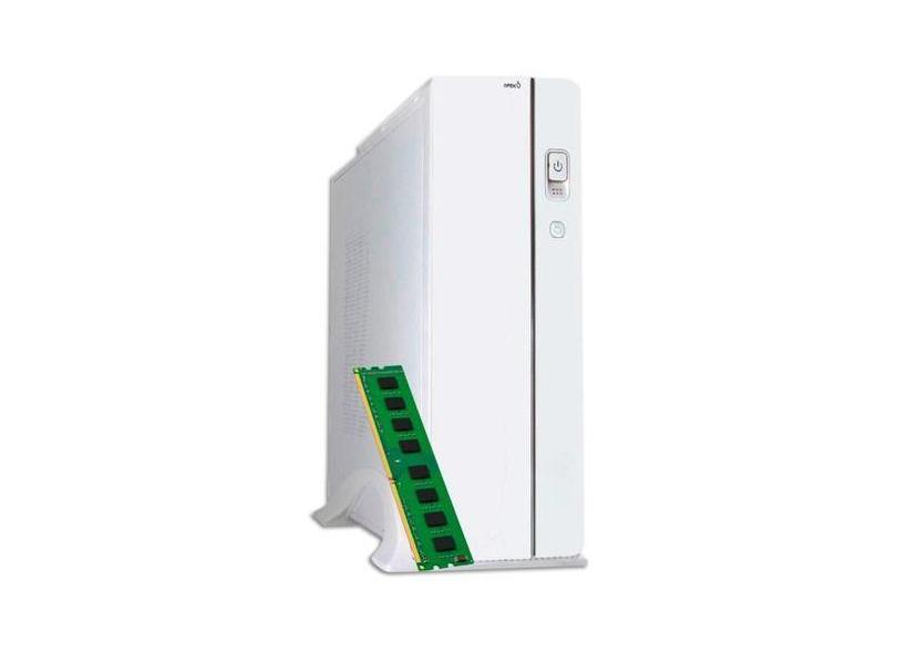 Computador Pc Slim Cpu Branco Intel I3 4gb Ram Ssd 120gb Nf - PRIME SH