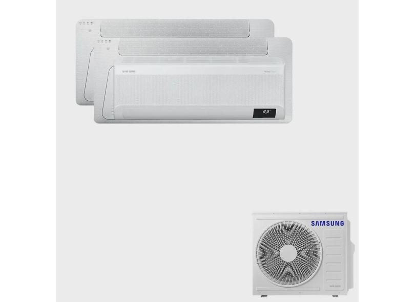 Ar Condicionado Multi Split Inverter Samsung fjm 24.000 btus q/f 220V + 2x Cassete 1 Via Wind Free 9.000 btus + 1x High Wall WindFree 9.000 btus