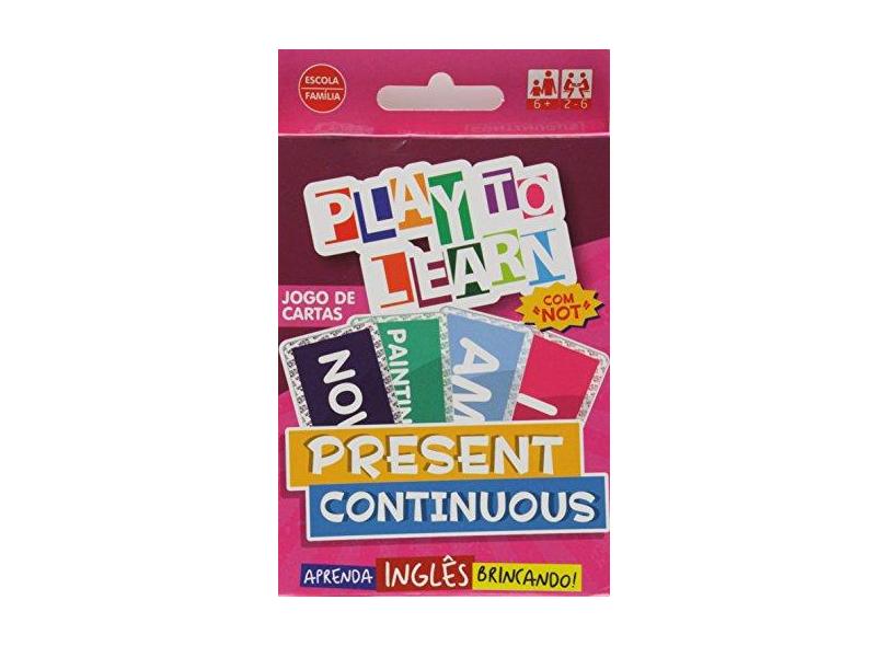 Jogo De Cartas - Present Continuous - Marcia Cristina Carvalho Garcia - 9788568286104