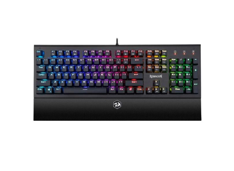 Teclado Mecânico Redragon Dark Aryaman - ABNT2 - RGB Chroma - Switch Outemu  - K569RGB