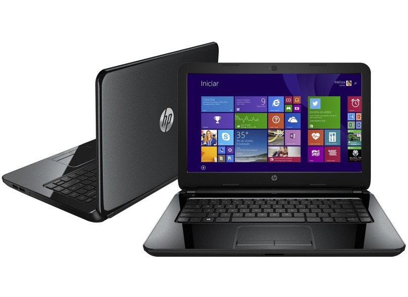 Notebook HP Intel Core i5 4210U 4ª Geração 4GB de RAM HD 500 GB LED 14" Windows 8.1 14-R052BR