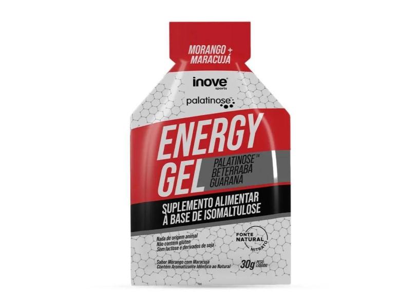 Energy Gel Palatinose Sachê (30G) - Sabor: Morango + Maracujá