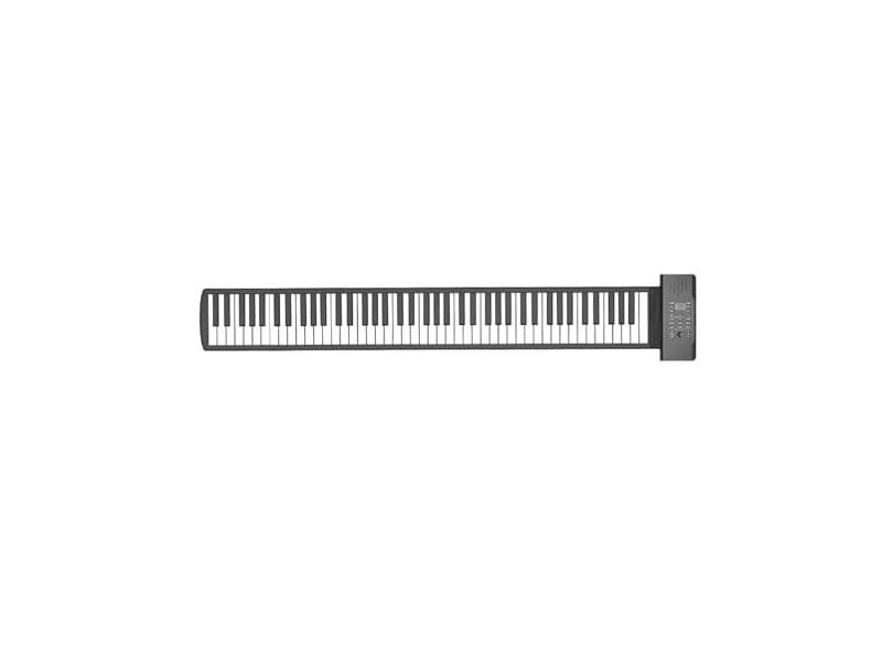teclado eletrônico para iniciantes Teclado De Silicone De 88 Teclas, Teclado Eletrônico Adulto, Piano Enrolado À Mão Para Iniciantes