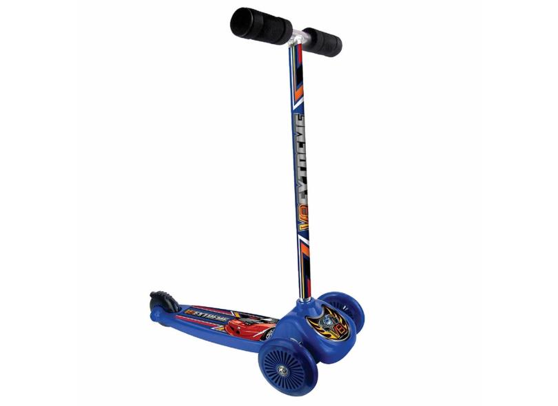Patinete 3 rodas V8 Radical Azul Meninos Fenix PPT-02A