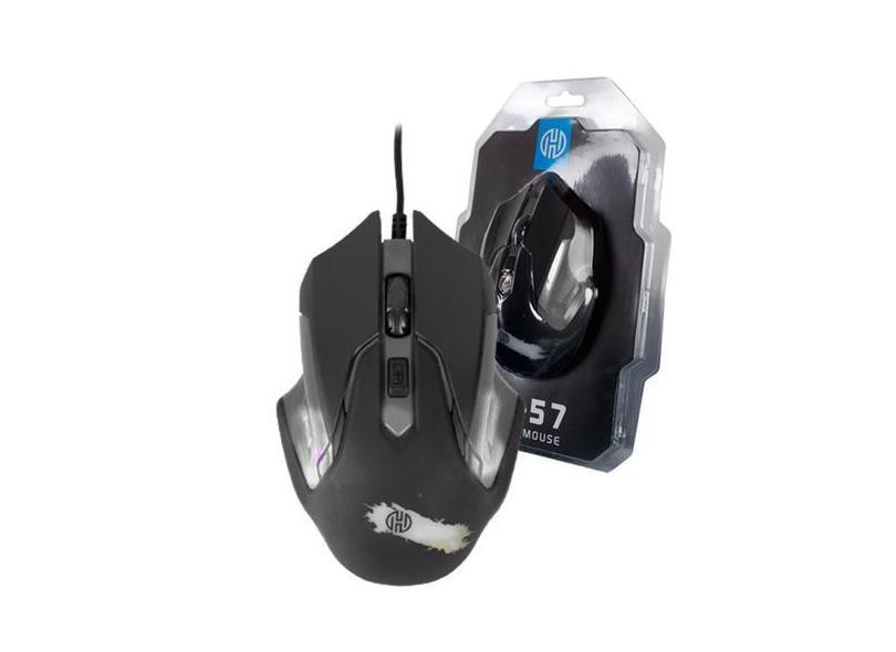 Mouse Gamer Hoopson Usb 2400Dpi 6 Botões